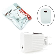 СЗУ (Сетевое зарядное устройство) MRM XQ10, PD20W, 1 USB Type C, цвет белый