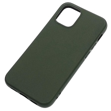Чехол накладка для APPLE iPhone 12 mini (5.4"), силикон, цвет болотный