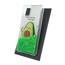 Чехол накладка TransFusion для SAMSUNG Galaxy A81 (SM-AN815F), Note 10 Lite (SM-N770), силикон, переливашка, рисунок Авокадо Don't be shy Let's go.