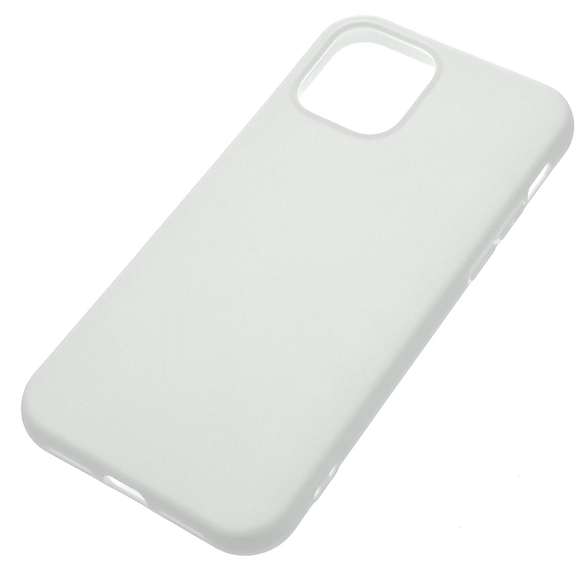 Чехол накладка для APPLE iPhone 12 (6.1"), iPhone 12 Pro (6.1"), силикон, матовый, цвет белый