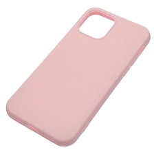 Чехол накладка для APPLE iPhone 12 (6.1"), iPhone 12 Pro (6.1"), силикон, матовый, цвет нежно розовый