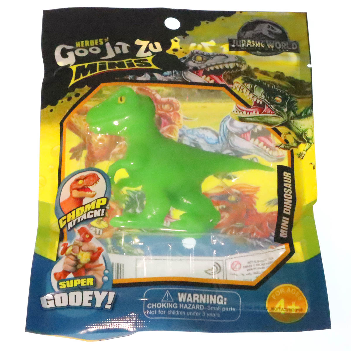 Тянущаяся игрушка динозавр Goo Jit Zu (Гуджитсу), цвет зеленый