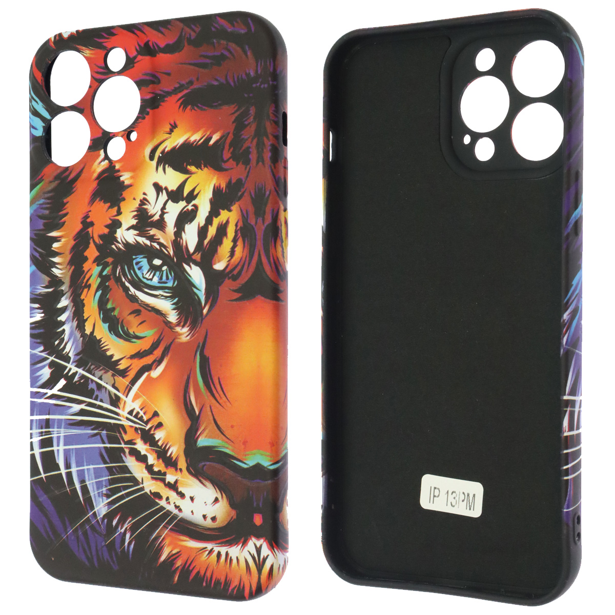 Чехол накладка для APPLE iPhone 13 Pro Max (6.7), силикон, бархат, рисунок Тигр Чехол накладка для APPLE iPhone 13 Pro Max (6.7), силикон, бархат, рисунок Тигр