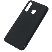 Чехол накладка для SAMSUNG Galaxy A20 (SM-A205), A30 (SM-A305), силикон, цвет черный