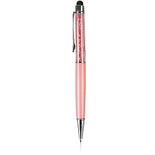 Ручка стилус для телефонов и планшетов, со стразами, цвет персиковый