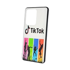 Чехол накладка для SAMSUNG Galaxy S20 Ultra (SM-G988), силикон, рисунок TikTok танцы.