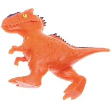 Тянущаяся игрушка динозавр Goo Jit Zu (Гуджитсу) в коробке, цвет оранжевый