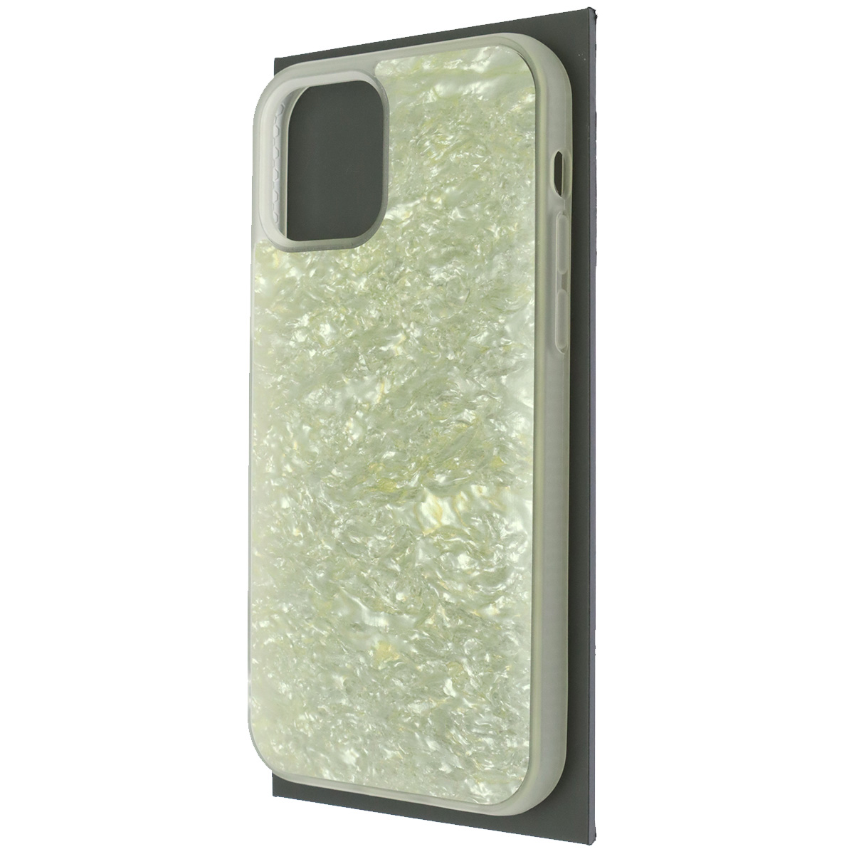 Чехол накладка K-DOO для APPLE iPhone 12 Pro, силикон, рисунок lava, цвет белый