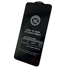 Защитное стекло 6D G-Rhino для XIAOMI Redmi Note 8T, цвет окантовки черный