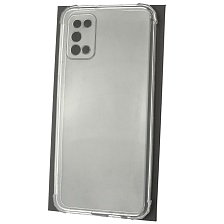 Чехол накладка для SAMSUNG Galaxy A02S (SM-A025F), противоударный, защита камеры, силикон, цвет прозрачный