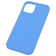 Чехол накладка для APPLE iPhone 12 (6.1"), iPhone 12 Pro (6.1"), силикон, матовый, цвет васильковый