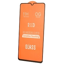 Защитное стекло 21D для SAMSUNG Galaxy A32 4G (SM-A325F), цвет окантовки черный