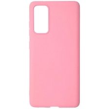 Чехол накладка GPS для SAMSUNG Galaxy S20FE (SM-G780), силикон, матовый, цвет розовый