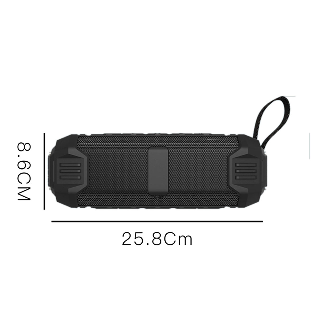 Портативная колонка MRM i280, USB, AUX, TF Micro SD, 4000mAh, цвет черный