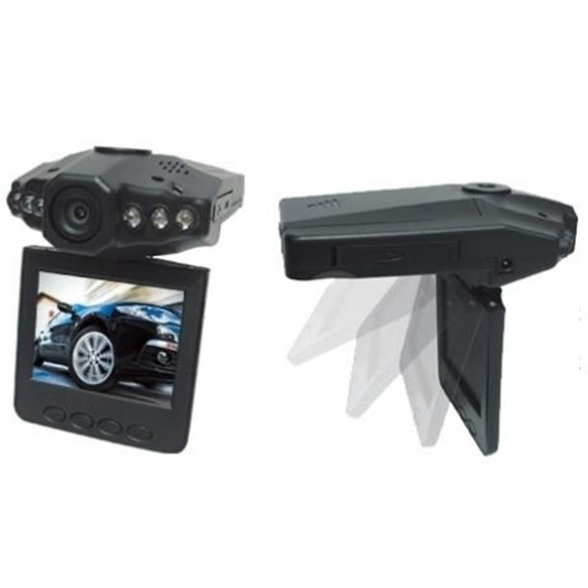 Автомобильный видеорегистратор HD DVR 128, цвет черный