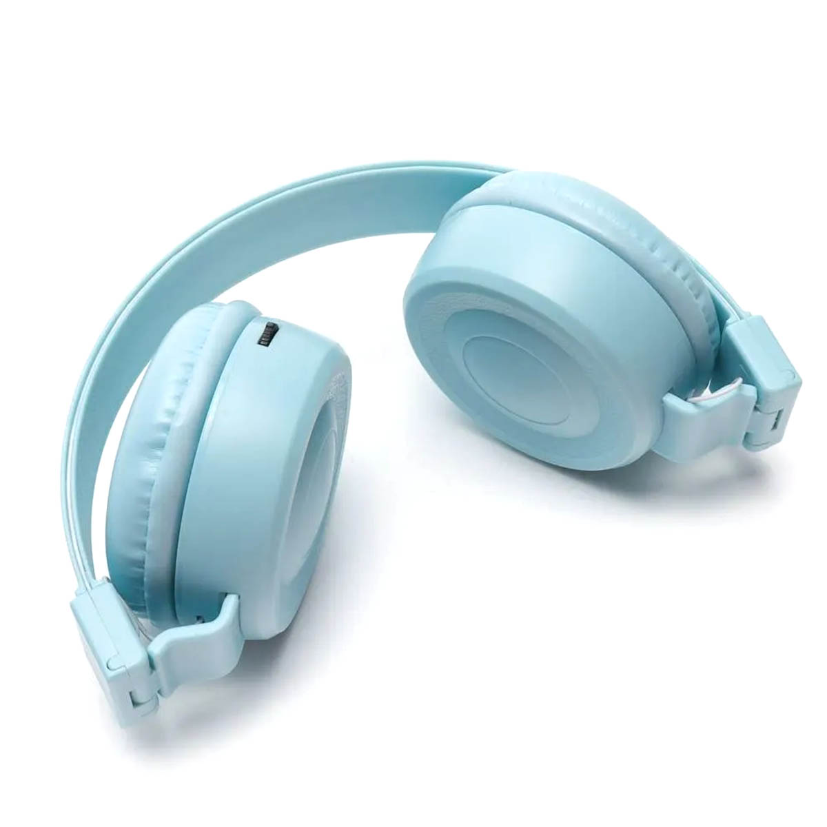 Гарнитура (наушники с микрофоном) беспроводная BK-38, Bluetooth 5.0, цвет голубой