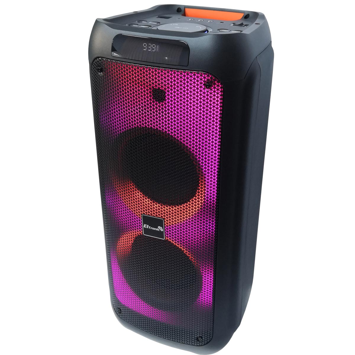Активная акустическая система (комбик) 8"х2 Eltronic EL 20-26 FIRE BOX 800 TWS, RGB подсветка, цвет черный